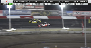 Reese’s Sweet Move of the Race: David Smith takes the lead for the first time at Tucson